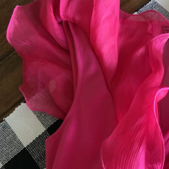 SHEIN hot pink ruffle romper - Picture 8 of 8